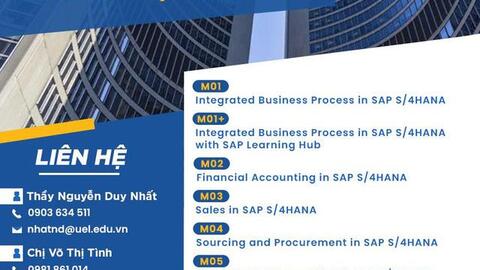 Hợp tác đào tạo SAP giữa ĐH Kinh Tế - Luật và Abeo International