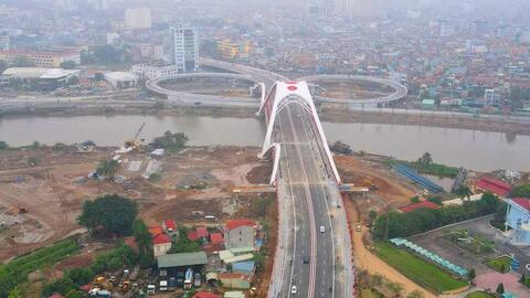Cận cảnh 'siêu cầu' 2.200 tỷ vừa mới thông xe ở Hải Phòng