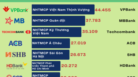 Tên gọi, logo và quy mô vốn điều lệ của các ngân hàng Việt đầu năm 2022