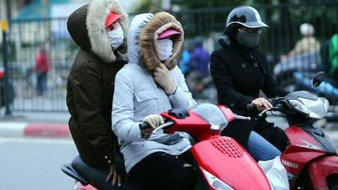 Không khí lạnh tăng cường, miền Bắc có mưa rào và rét hại dưới 6 độ C
