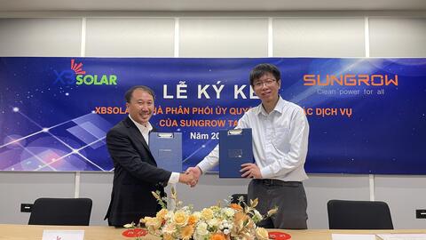 XBSolar tiếp tục là nhà phân phối ủy quyền và là đối tác dịch vụ chính thức của Sungrow tại Việt Nam