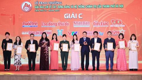 Trao Giải báo chí về xây dựng Đảng TP Hà Nội lần V vào tháng 3/2023