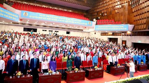 Hôm nay (16/10) diễn ra Đại hội Công đoàn thành phố Hà Nội lần thứ XVII