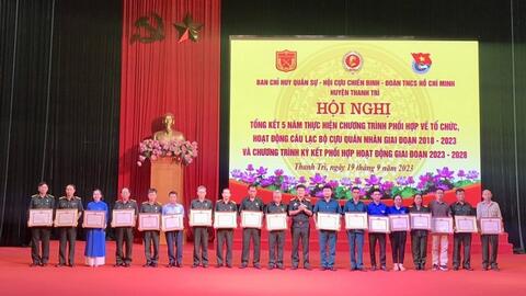 Khen thưởng 15 tập thể xuất sắc trong hoạt động Câu lạc bộ Cựu quân nhân