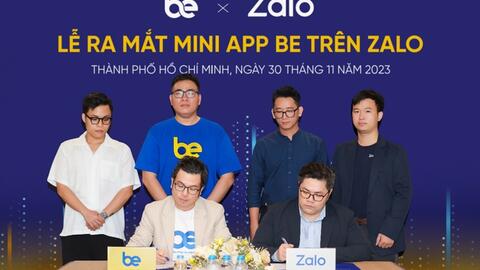 Mini App Be chính thức có mặt trên Zalo