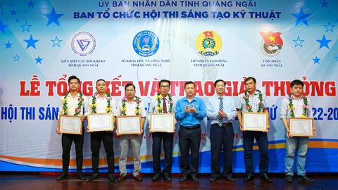BSR "rinh" 10 giải thưởng tại Hội thi Sáng tạo Kỹ thuật tỉnh Quảng Ngãi