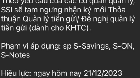 Một số công ty chứng khoán vẫn duy trì sản phẩm tiền gửi