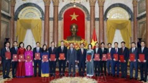 Bổ nhiệm 18 đại sứ Việt Nam ở nước ngoài, nhiệm kỳ 2024 - 2027
