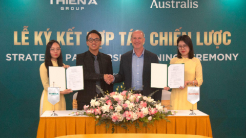 Tập đoàn Thiên Á ký kết phân phối cá vược từ Australis Việt Nam