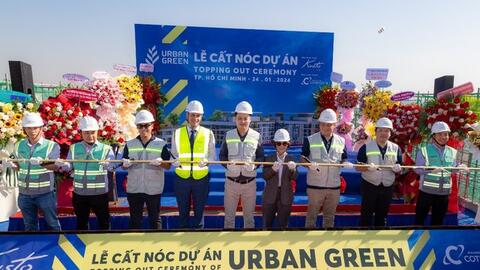 Bất động sản Thủ Đức đón thêm dự án Urban Green cất nóc