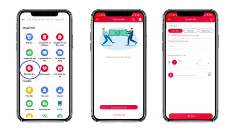 Tính năng chia hóa đơn online sử dụng ra sao?