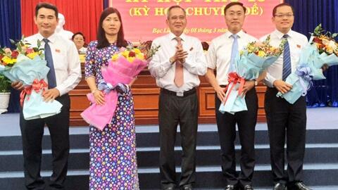 Phê chuẩn kết quả bầu 2 Phó Chủ tịch UBND tỉnh Bạc Liêu