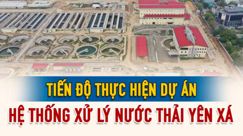 Infographic: Tiến độ dự án xử lý nước thải làm hồi sinh sông Tô Lịch