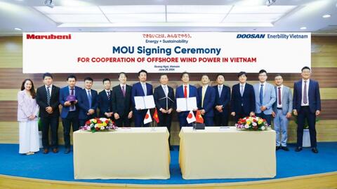 Doosan Vina và Marubeni hợp tác phát triển điện gió ngoài khơi tại Việt Nam