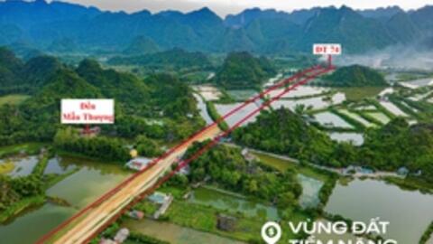 Toàn cảnh khu vực sẽ được đầu tư hơn 2.500 tỷ làm đường, là mảnh ghép cuối cùng của tuyến đường dài 90 km nối Hà Nội với 3 tỉnh