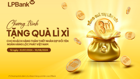 LPBank tặng quà may mắn tới khách hàng với "cơn mưa lộc phát"