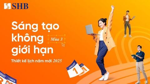 Cùng SHB “Sáng tạo không giới hạn” thiết kế ấn phẩm xuân Ất Tỵ