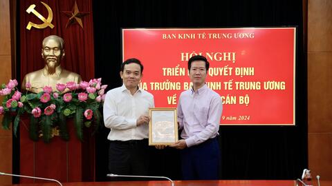 Ban Kinh tế Trung ương bổ nhiệm tân Vụ trưởng