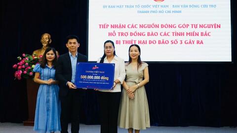 Danisa trao tặng gói hỗ trợ trị giá 500 triệu đồng
