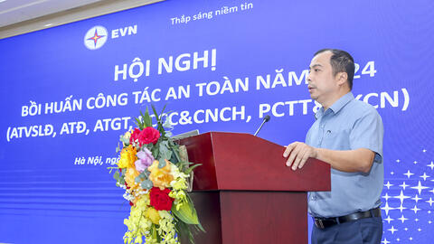 EVN tổ chức Hội nghị bồi huấn công tác An toàn năm 2024