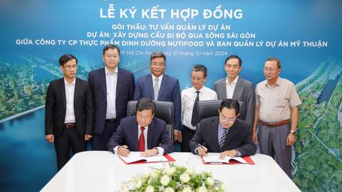 Nutifood Ban QLDA Mỹ Thuận quản lý dự án xây dựng cầu đi bộ nghìn tỷ đồng