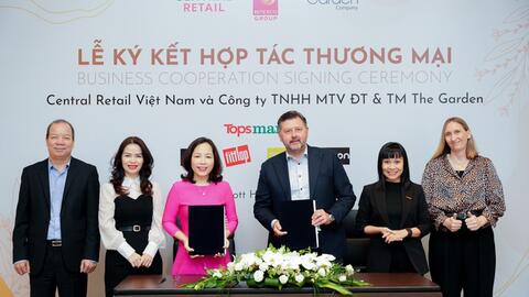 Central Retail Việt Nam và The Garden ký kết hợp tác chiến lược