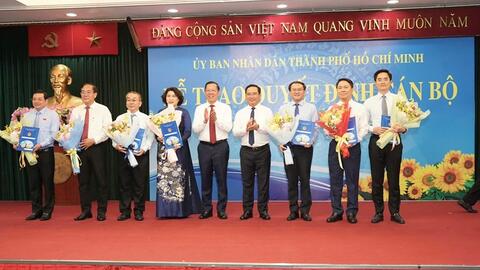 TP Hồ Chí Minh chốt danh sách lãnh đạo 16 sở sau tinh gọn