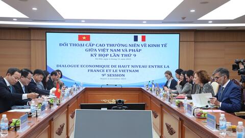Việt Nam - Pháp: Tiếp tục thúc đẩy hợp tác phát triển kinh tế