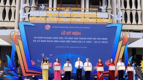 50 năm ngành Giáo dục TP Hồ Chí Minh tiên phong đổi mới