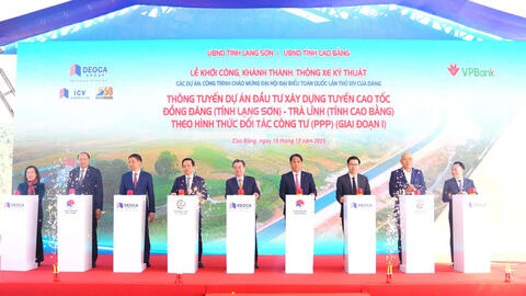 Thông tuyến Cao tốc Đồng Đăng - Trà Lĩnh