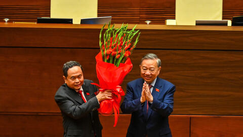 Chùm ảnh: Tân Chủ tịch Quốc hội Khóa XVI Trần Thanh Mẫn tuyên thệ