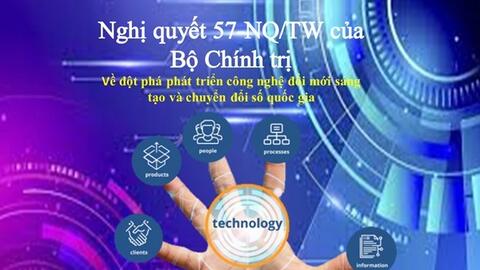 Nghị quyết 57: Đẩy mạnh chuyển đổi số toàn diện