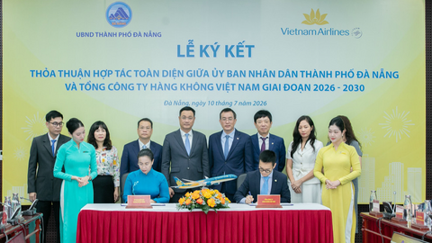 Vietnam Airlines và Đà Nẵng mở rộng hợp tác hàng không, du lịch và đầu tư