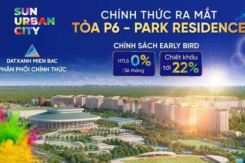 Tiếp nối thành công, tòa mới P6 thuộc Sun Urban City Hà Nam chính thức ra mắt