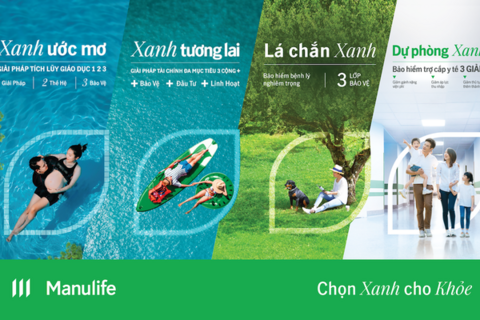 “Chọn Xanh cho Khỏe” với loạt sản phẩm bảo hiểm mới từ Manulife