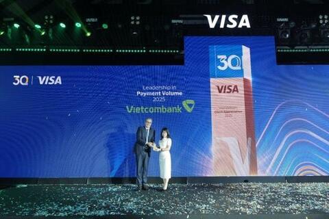 Vietcombank được Tổ chức thẻ quốc tế Visa vinh danh với 8 giải thưởng quan trọng năm 2025
