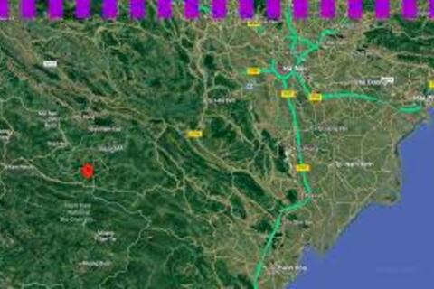 Động đất 4.8 độ khu vực biên giới Việt Nam-Lào