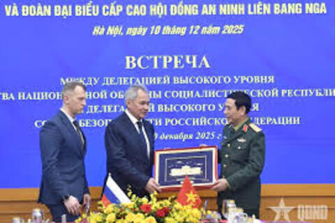 Đại tướng Phan Văn Giang hội kiến Thư ký Hội đồng An ninh Liên bang Nga