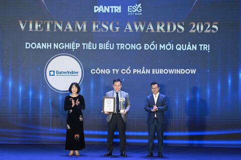 Ứng dụng khoa học công nghệ trong thực thi ESG, Eurowindow được ghi nhận tại Vietnam ESG Awards