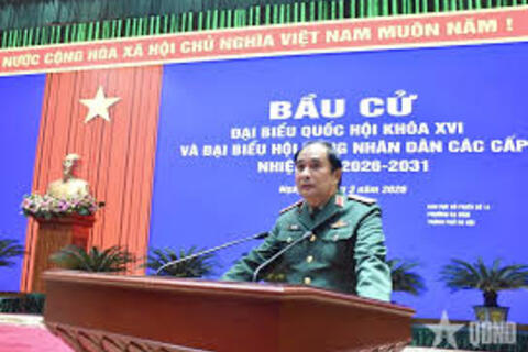 Bầu cử Quốc hội và HĐND: Bộ Tổng Tham mưu tổng duyệt chương trình khai mạc bầu cử