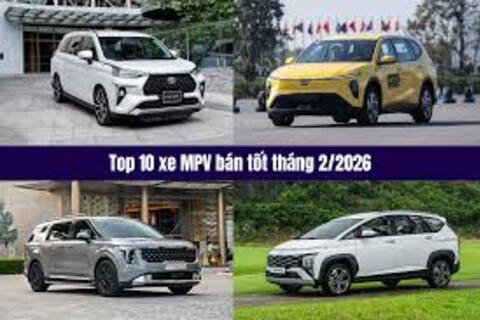10 xe MPV bán tốt tháng 2/2026: XL7 xuống nhóm cuối, Veloz vượt mặt Xpander