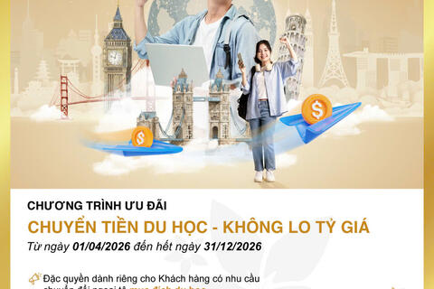 BAC A BANK: Triển khai chương trình 'Chuyển tiền du học - Không lo tỷ giá'
