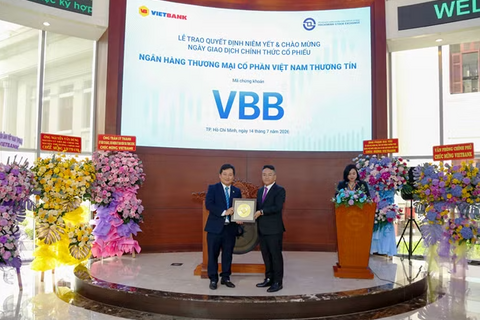 Cổ phiếu Vietbank chính thức niêm yết trên HoSE