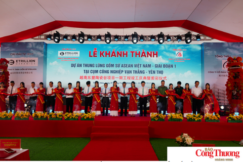 Thanh Hóa khánh thành giai đoạn I dự án gốm sứ xuất khẩu 200 triệu USD