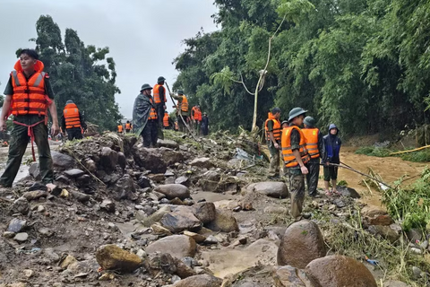 Lai Châu dồn lực khắc phục hậu quả mưa lũ, khẩn trương tìm kiếm 6 người mất tích