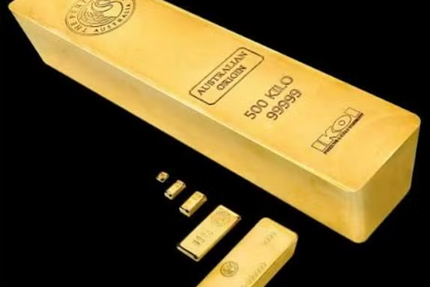 Úc phá kỷ lục thế giới với thỏi vàng nặng hơn 500 kg
