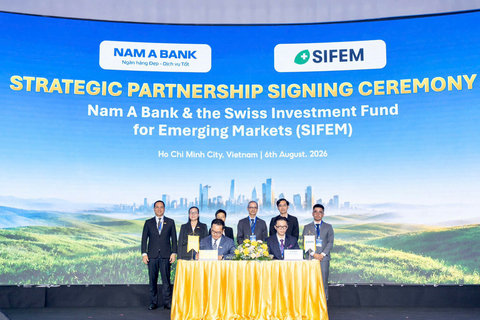 Nam A Bank đón dòng vốn xanh từ Thụy Sĩ, nâng tổng quy mô huy động vốn quốc tế gần 350 triệu USD