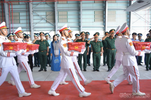 7.104 mẫu hài cốt liệt sĩ TP.HCM lên chuyến bay đặc biệt đi tìm tên
