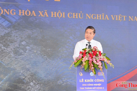 Đà Nẵng: Khởi công Khu công nghiệp Tam Thăng mở rộng 2