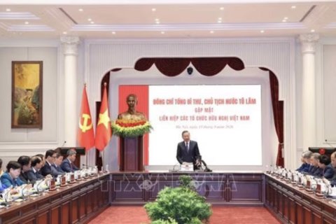 Tổng Bí thư, Chủ tịch nước gặp mặt BCH Liên hiệp các tổ chức hữu nghị Việt Nam